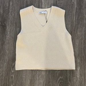 ZARA NWOT sweater vest